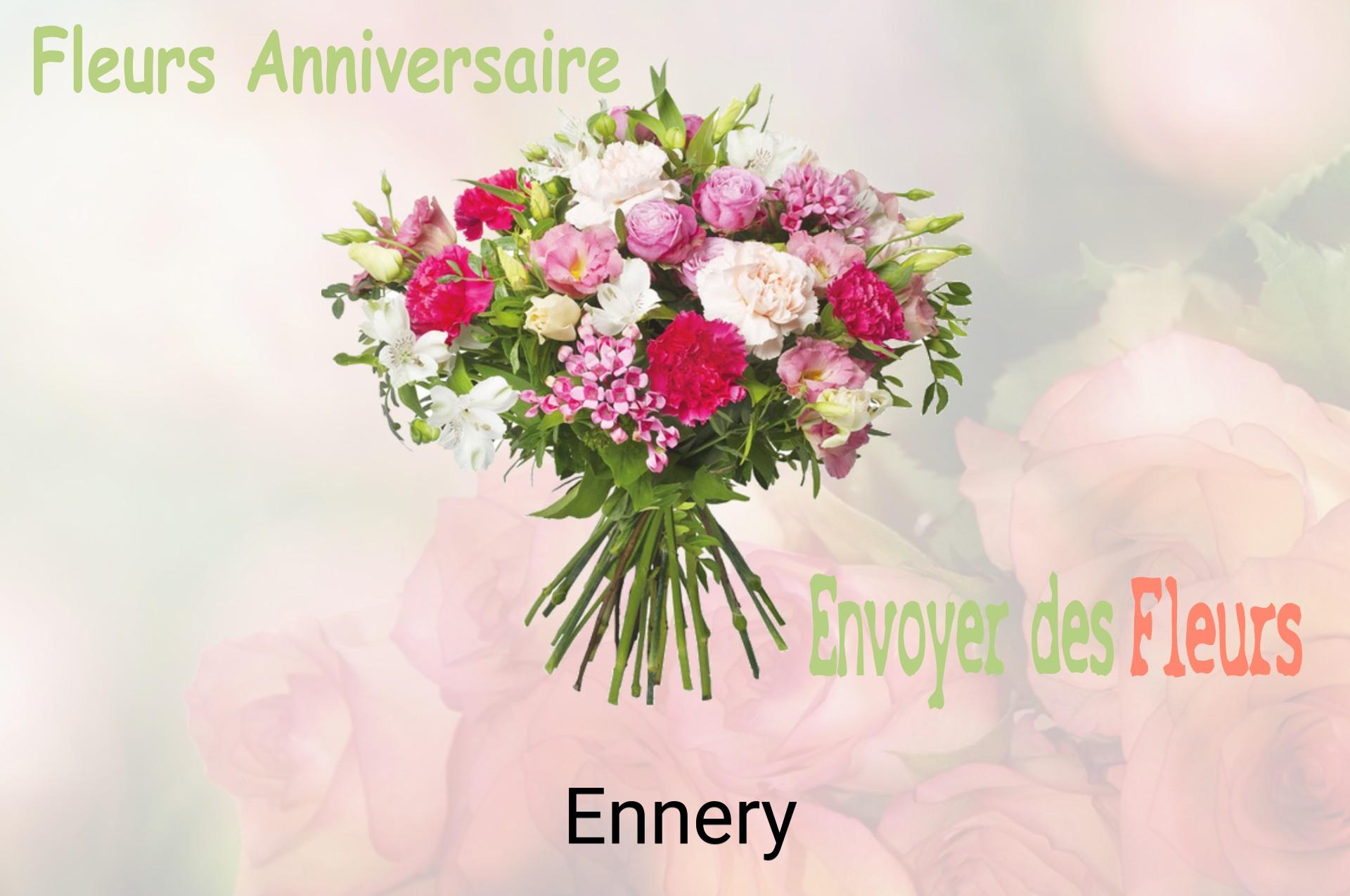 Bouquet de fleurs d’anniversaire livré à Ennery