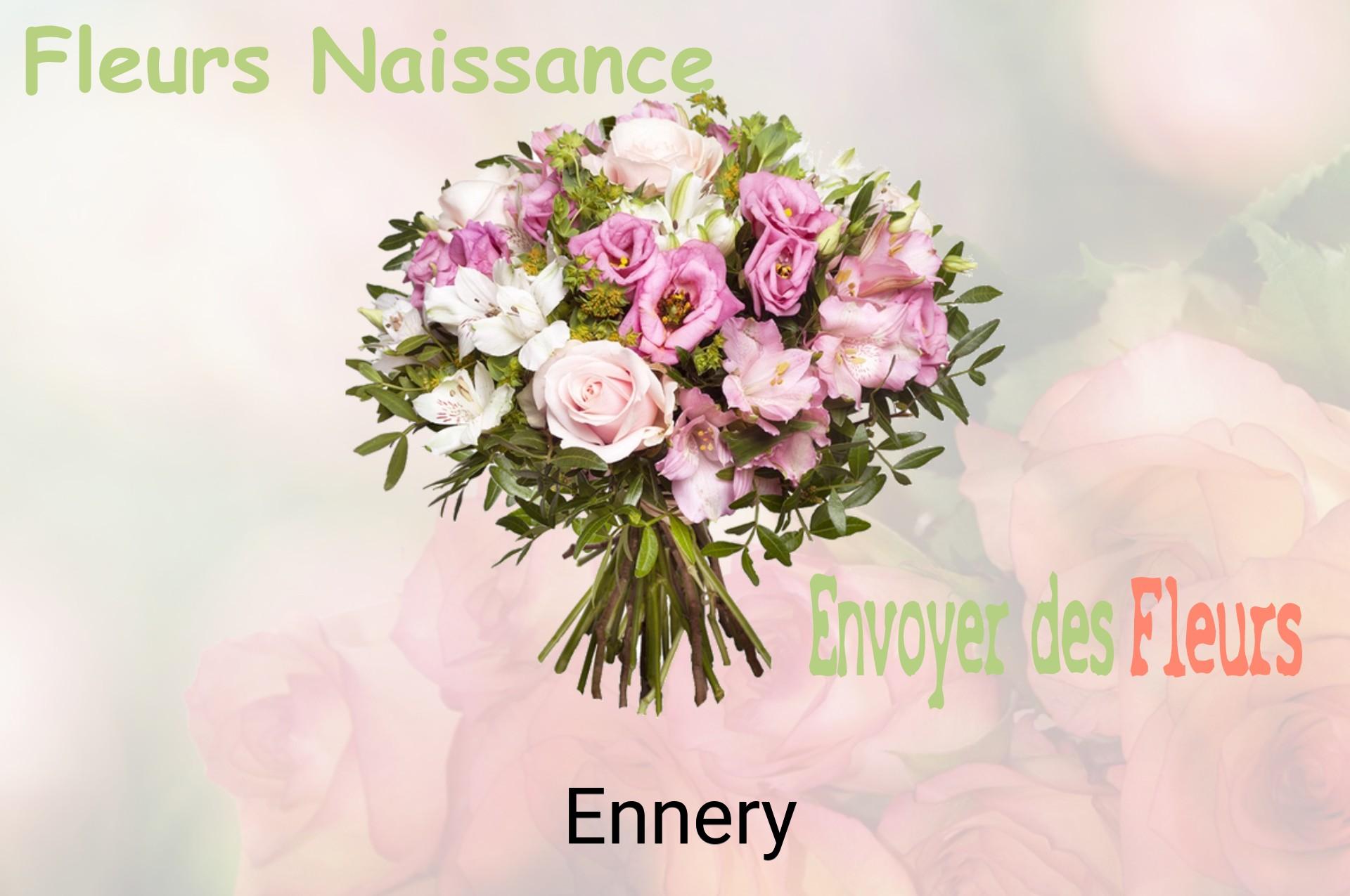 Bouquet de fleurs de naissance livré à Ennery